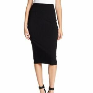 Eileen Fisher Pencil Calf Skirt